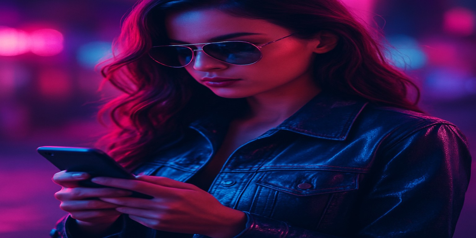 একজন মহিলা অ্যাভিয়েটর গেম উপভোগ করছেন